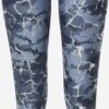 Marika Sportleggings Skinny Sportbroek ZEN Dames Smoky Blue / Duifblauw