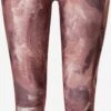 Marika Sportleggings Skinny Sportbroek SIA Dames Lichtgrijs / Bourgogne