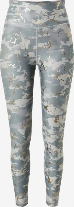 Marika Sportleggings Skinny Sportbroek ZEN Dames Rookgrijs / Greige / Lichtgrijs